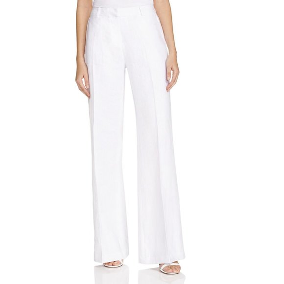 Michael Kors Pants - Michael Kors Linen Wide-Leg Trousers